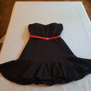 Strapless Black Dress